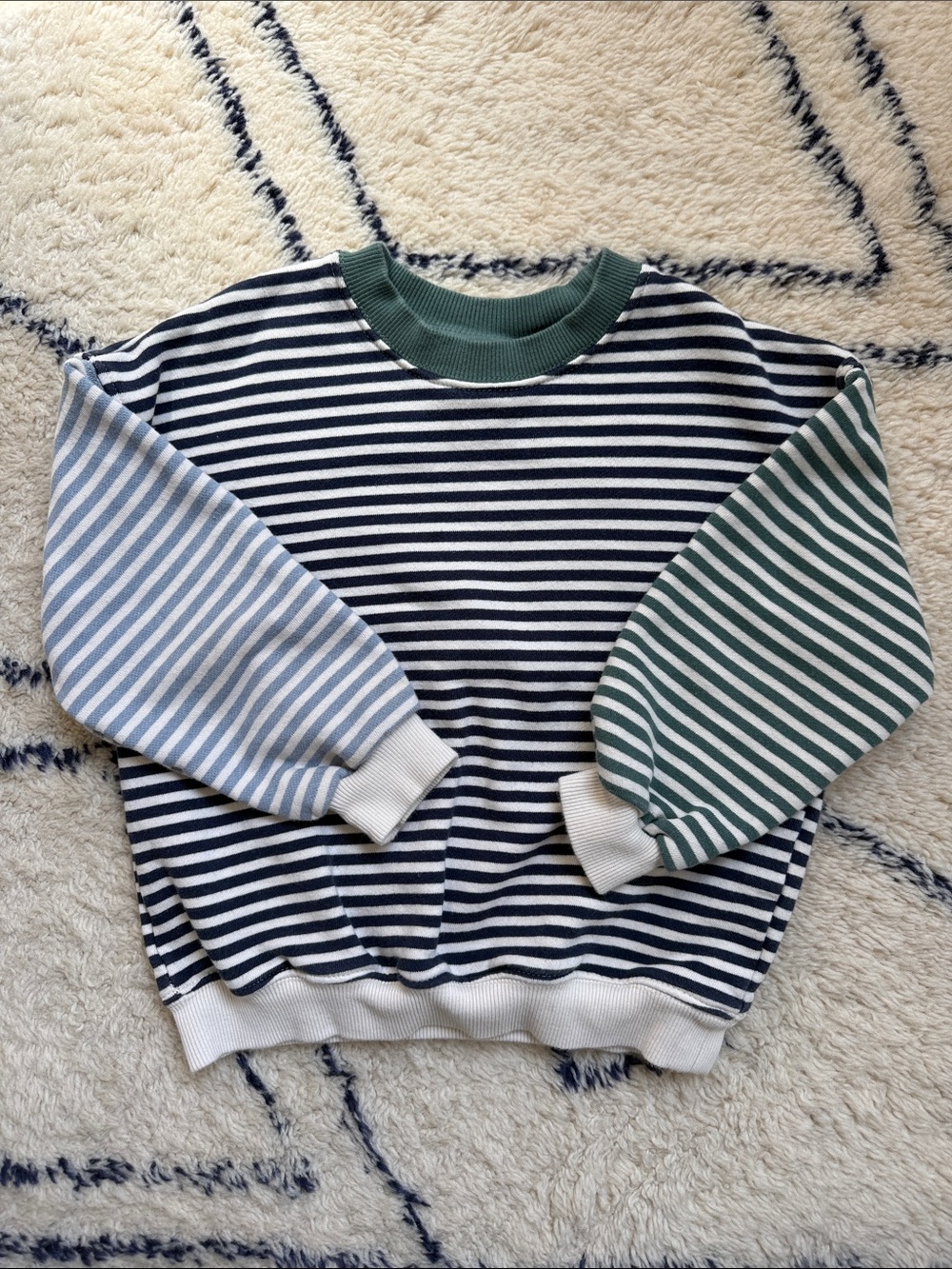 Zara Kids Striped Crewneck